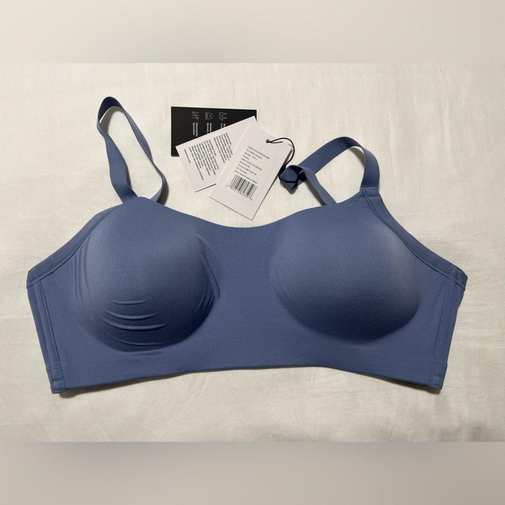 Knix Dusty Blue Seamless Bra